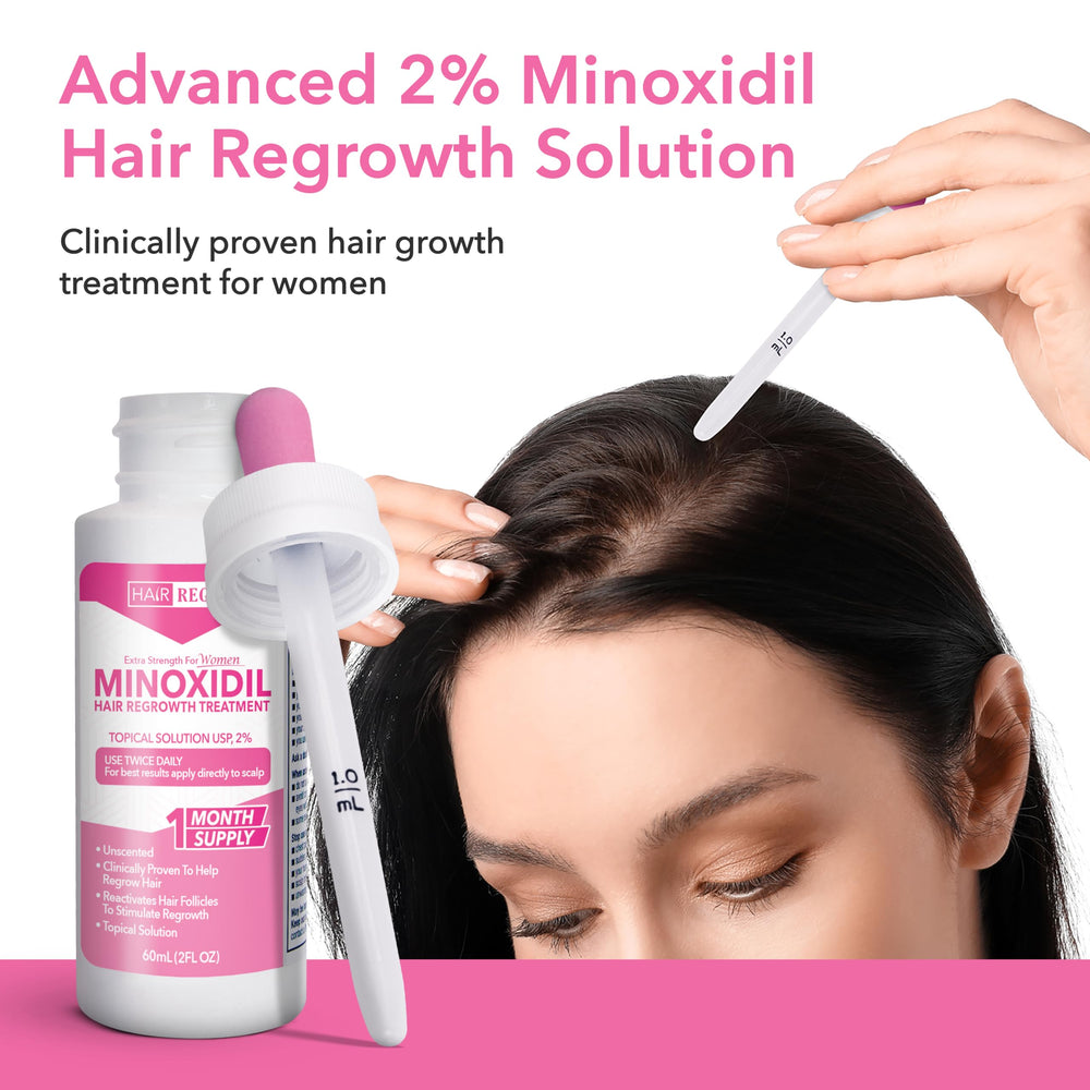 Hair Regen compact bottle in travel bag showing portability benefit