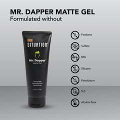 Hair Situation Mr. Dapper in a barbershop setting demonstrating professional grooming results