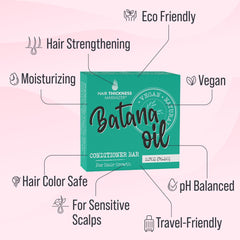 Hair Thickness Maximizer close-up texture of the conditioner bar showing rich creamy surface