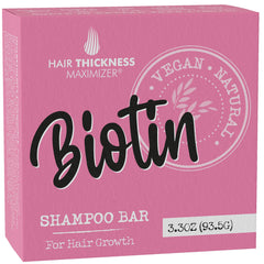 Hair Thickness Maximizer front packaging showing eco bar and benefits
