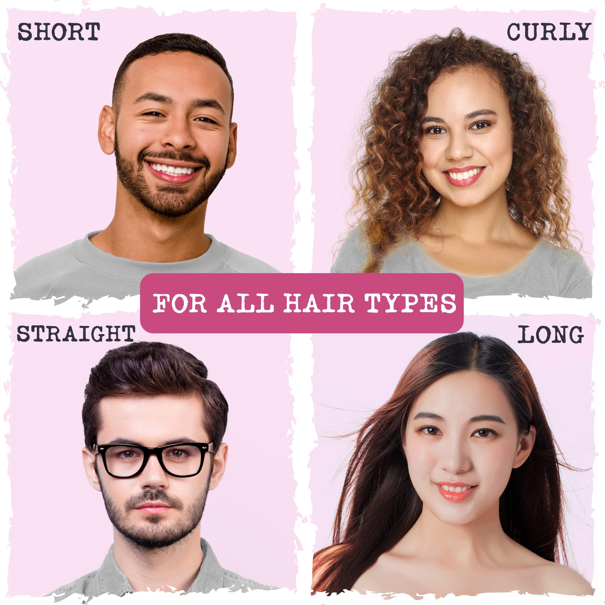 Hair Thickness Maximizer ingredients flatlay with biotin and oils for strength