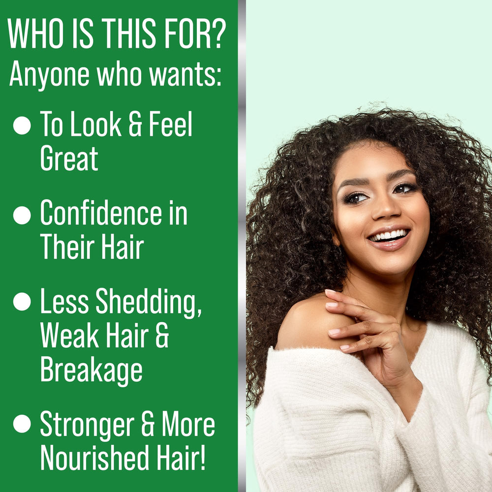 Hair Thickness Maximizer applying oil to scalp for soothing stimulation