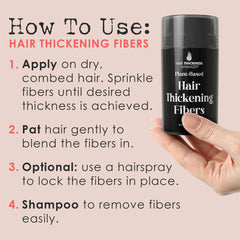 Size comparison and refill pouch of Hair Thickness Maximizer for value