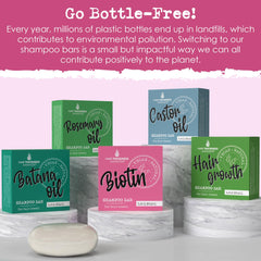 Hair Thickness Maximizer bar beside reusable items promoting zero waste benefit