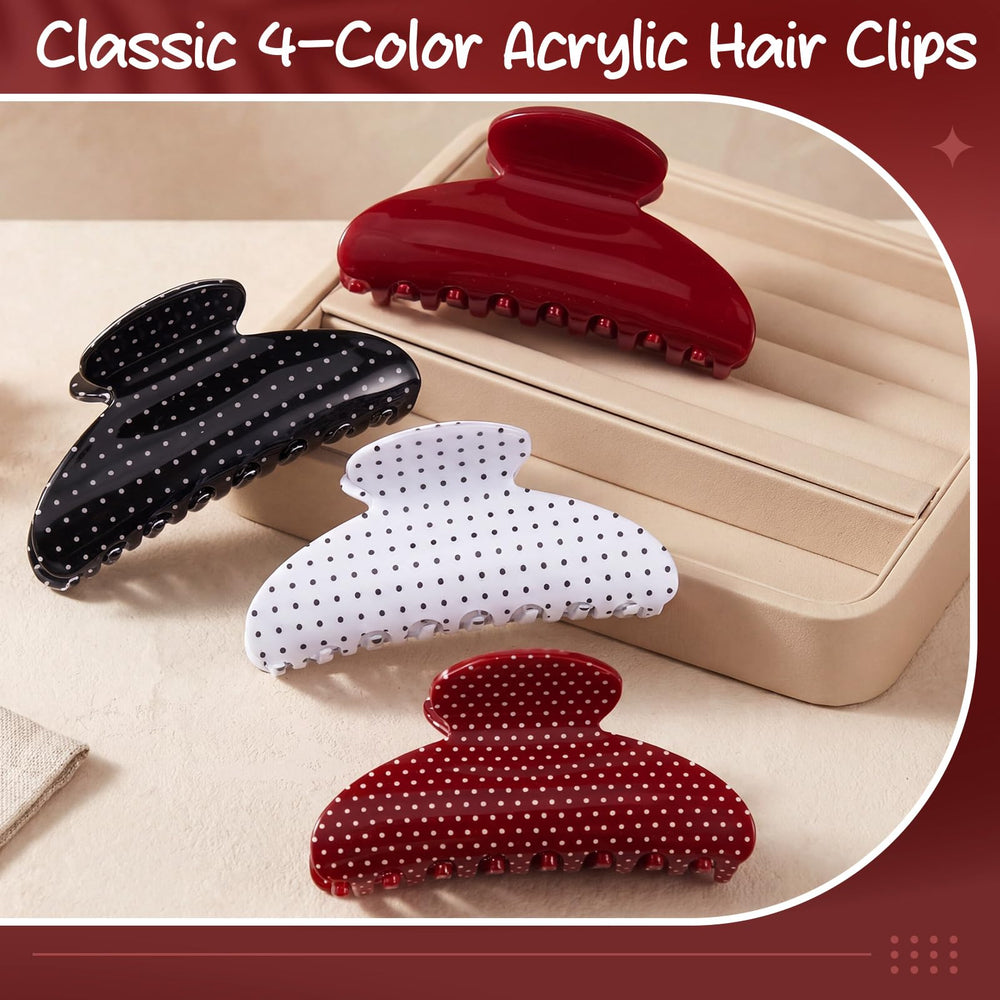 HairChrysm clip securing half-up hairstyle for quick everyday styling