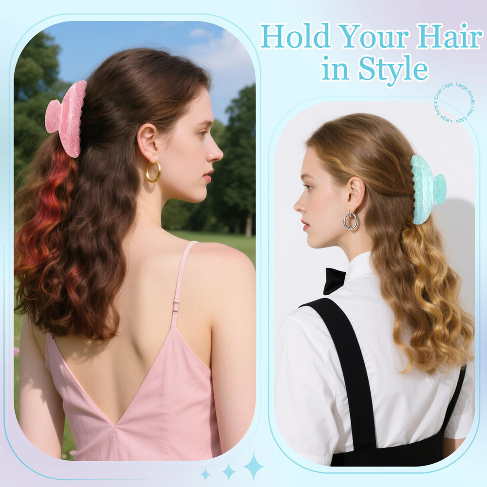 HairChrysm clip securing low bun providing comfortable daylong hold benefit