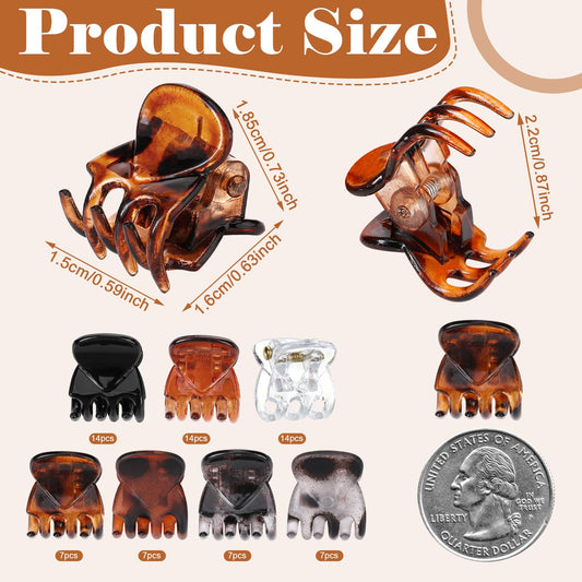 HairChrysm tortoiseshell clip close-up highlighting pattern and visual appeal