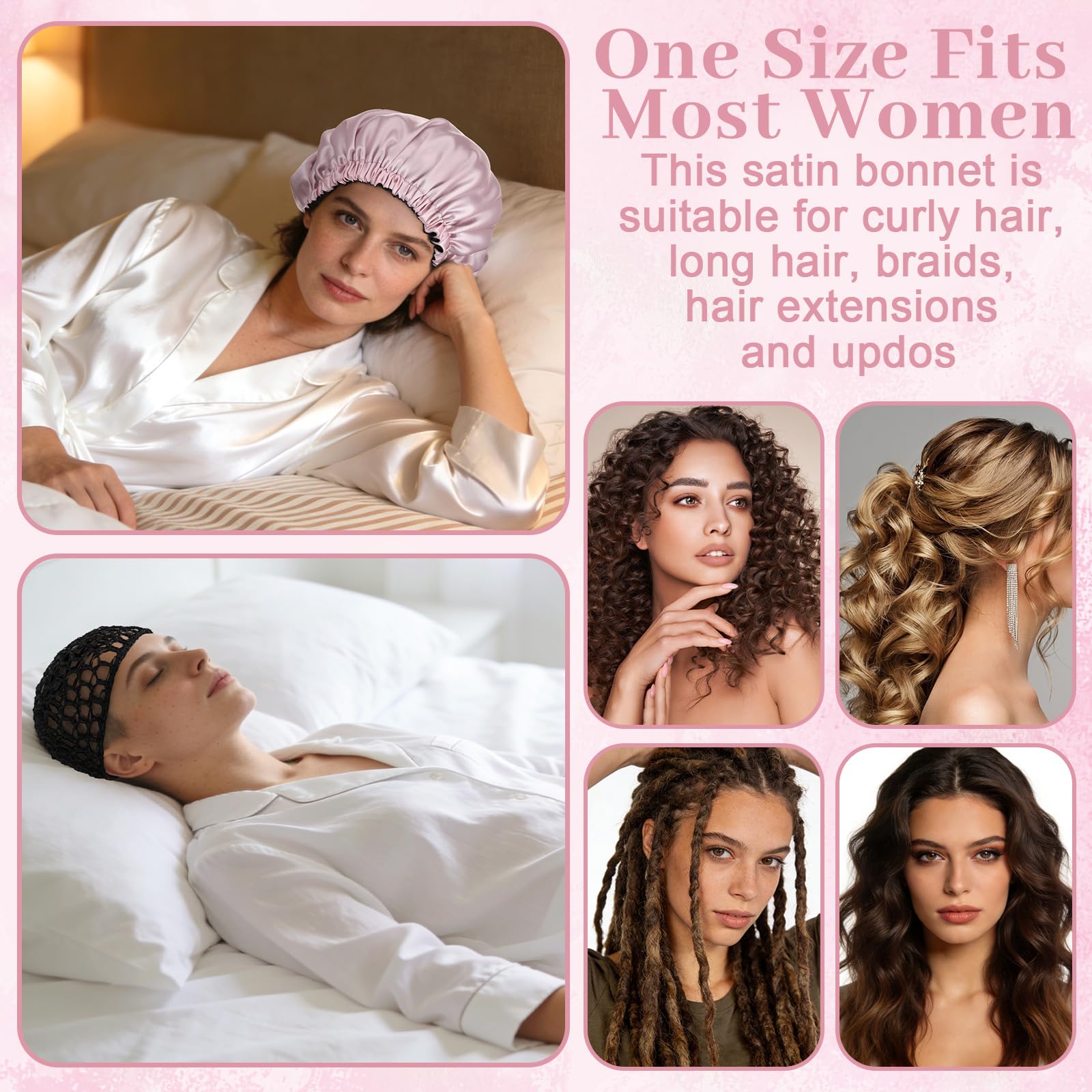 HairChrysm bonnet on travel pillow demonstrating portability and overnight protection