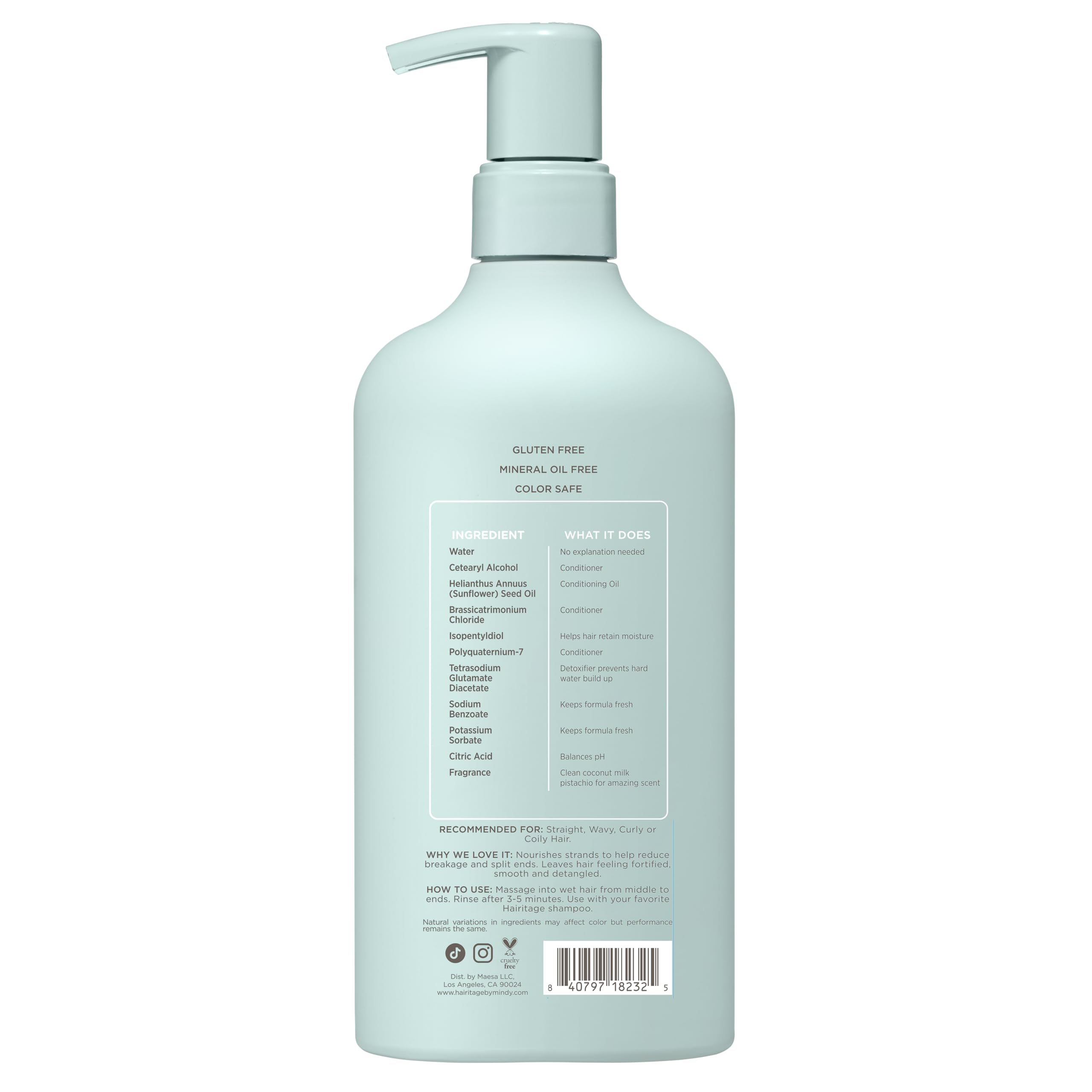 Hairitage on bathroom shelf styled in lifestyle scene suggesting daily ritual