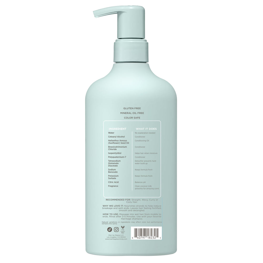 Hairitage on bathroom shelf styled in lifestyle scene suggesting daily ritual