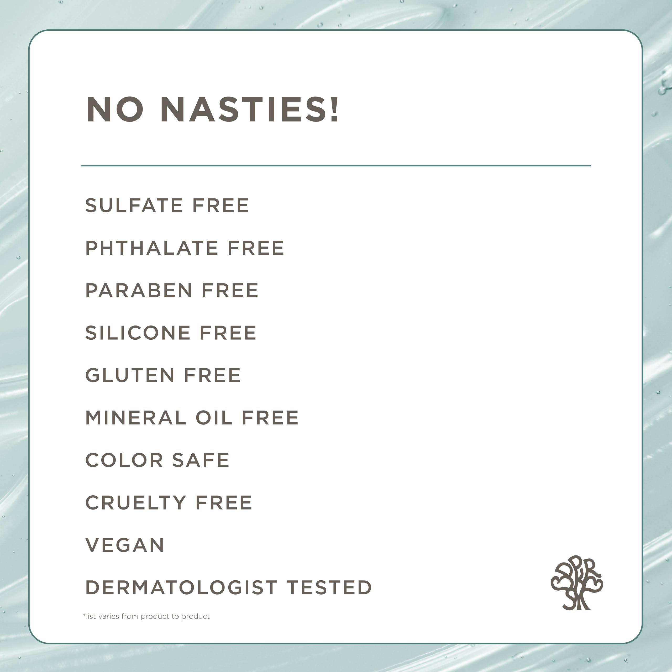 Hairitage bottle label closeup displaying ingredient callouts and sulfate-free benefit