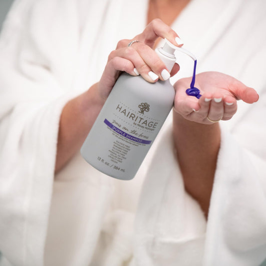 Hairitage close-up lather texture illustrating gentle cleansing and shine