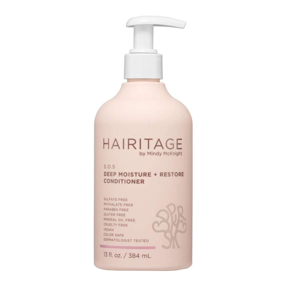 Hairitage front packaging showing product and benefits