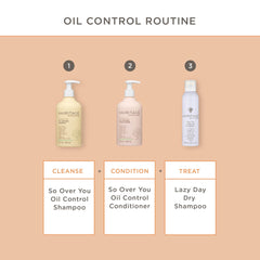 Hairitage in-shower application on wet hair showing clarifying action