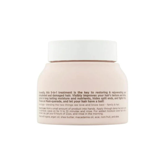 Hairitage creamy mask texture close-up for deep hydration benefits