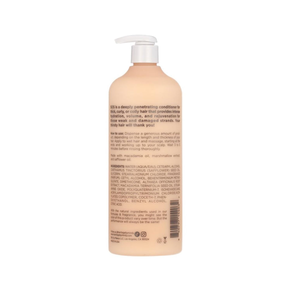 Hairitage open jar reveals creamy texture that provides deep moisture