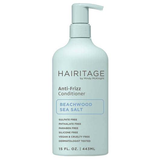 Hairitage front packaging showing product and benefit frizz control