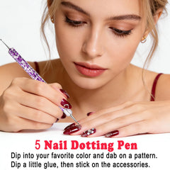 HAIY liners with dust caps protecting fine brush tips