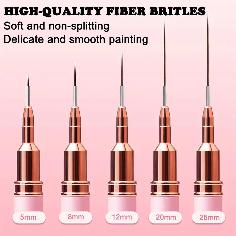 HAIY assortment of UV gel brushes for smooth application