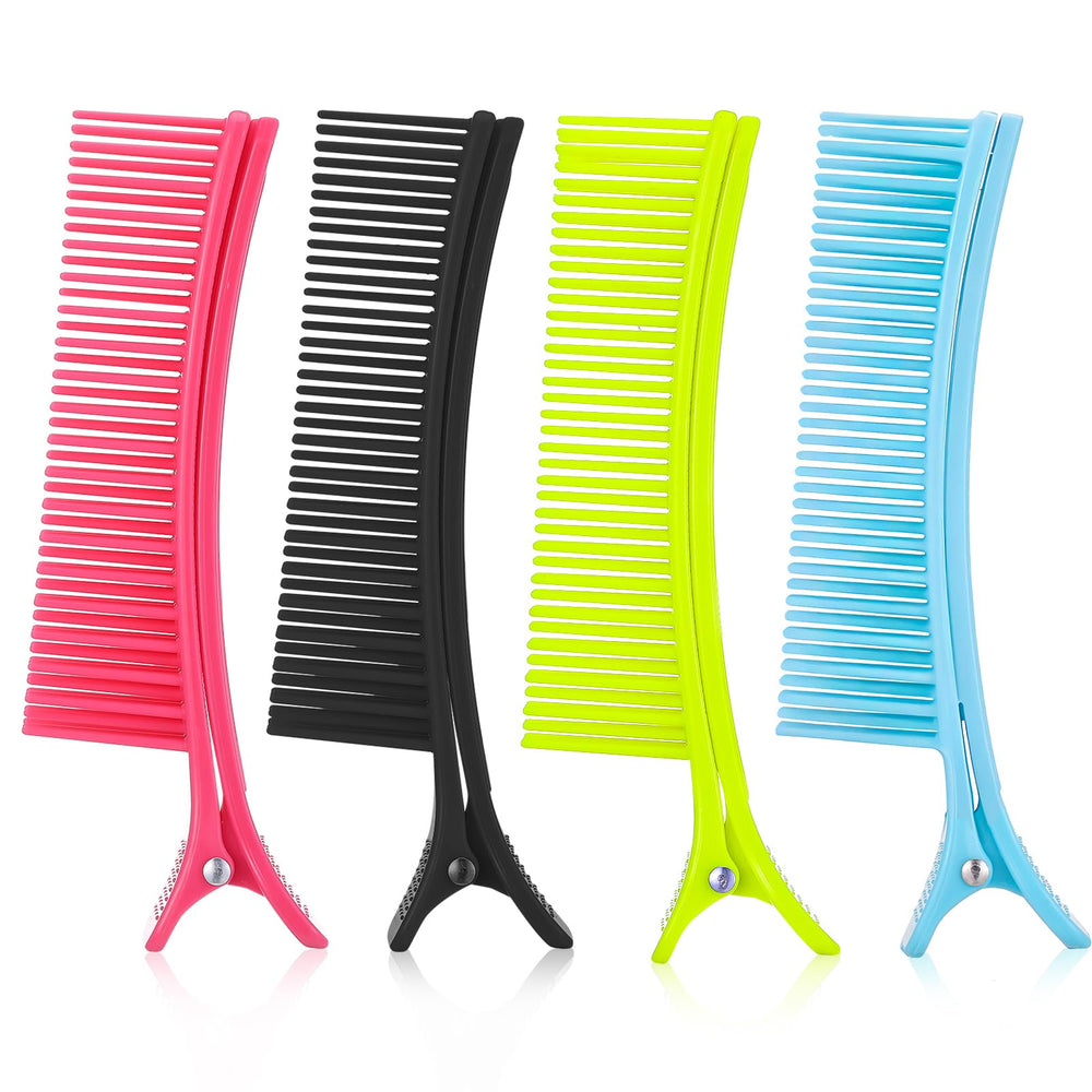 HAKFOO front view of four multicolor grip clips showing secure hold
