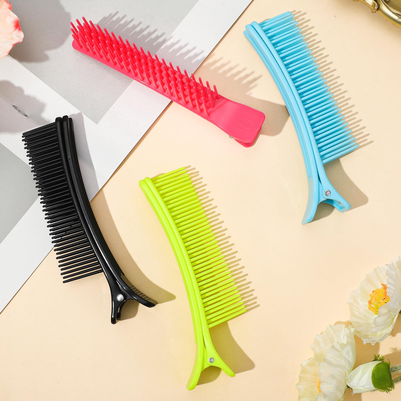 HAKFOO clip holding hair for extension placement for easier application
