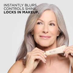 HALEYS primer matte finish before after comparison revealing softened pores and texture