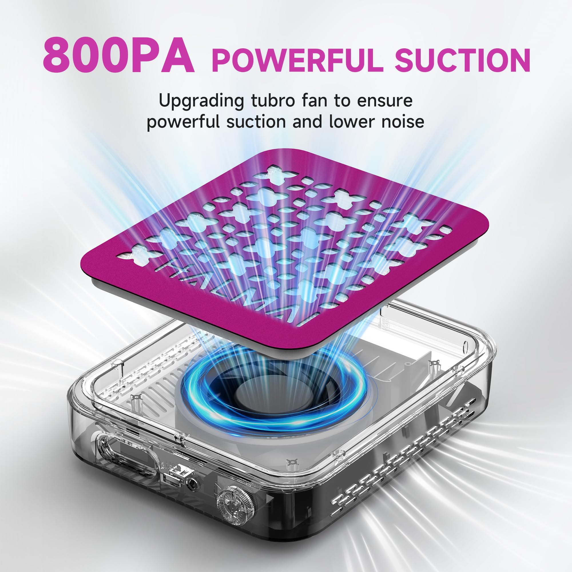 HALMAI close-up filter access enabling fast washable maintenance