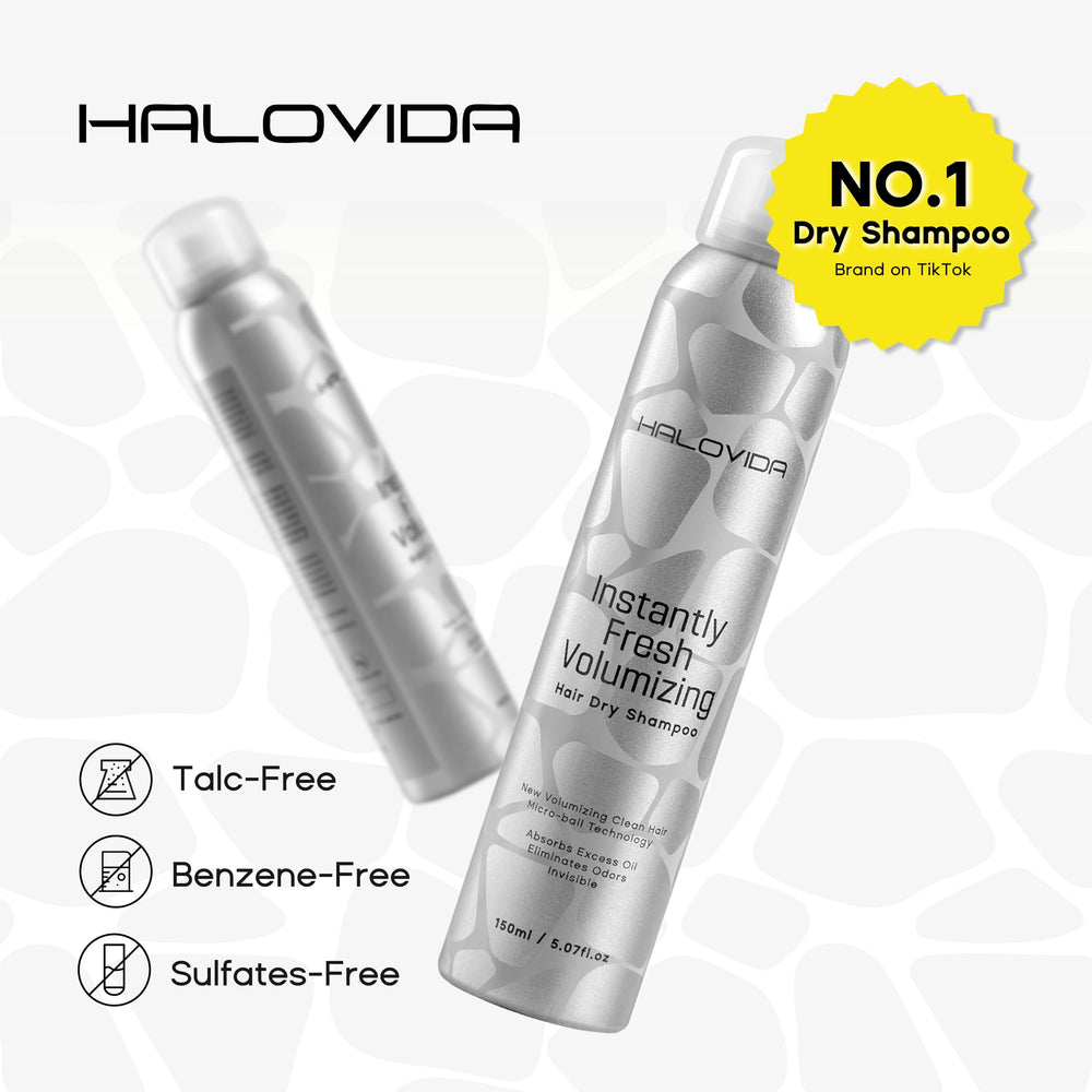 HALOVIDA brush application demonstration showing even distribution and natural lift