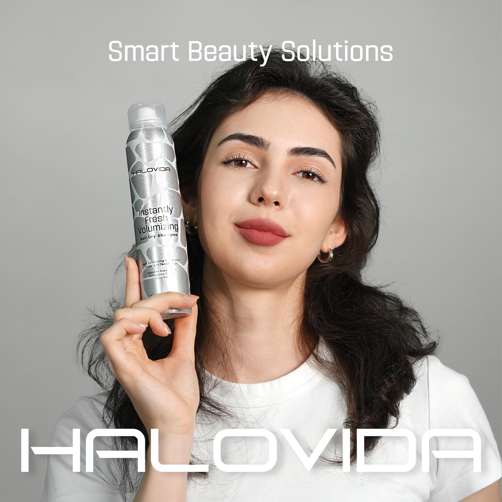 HALOVIDA spray nozzle close-up illustrating fine mist application