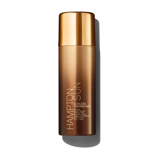 Hampton Sun front bottle showing clear mist packaging and fast-dry benefit