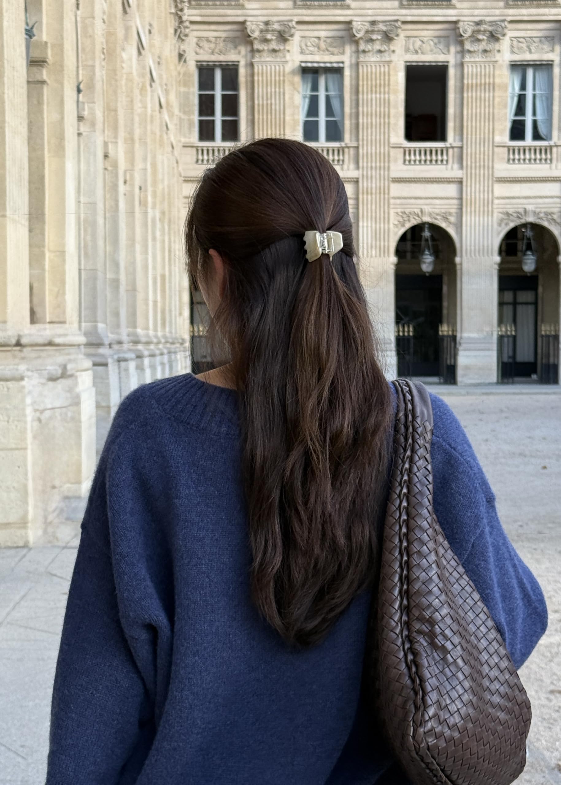 Hana Mia clip inside soft carrying bag showing travel protection and easy storage benefit
