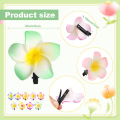 Hanaive close-up showing realistic plumeria petals and texture, durable look