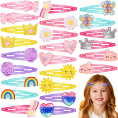 Hanaive front packaging showing 24 colorful clips and patterns for easy selection