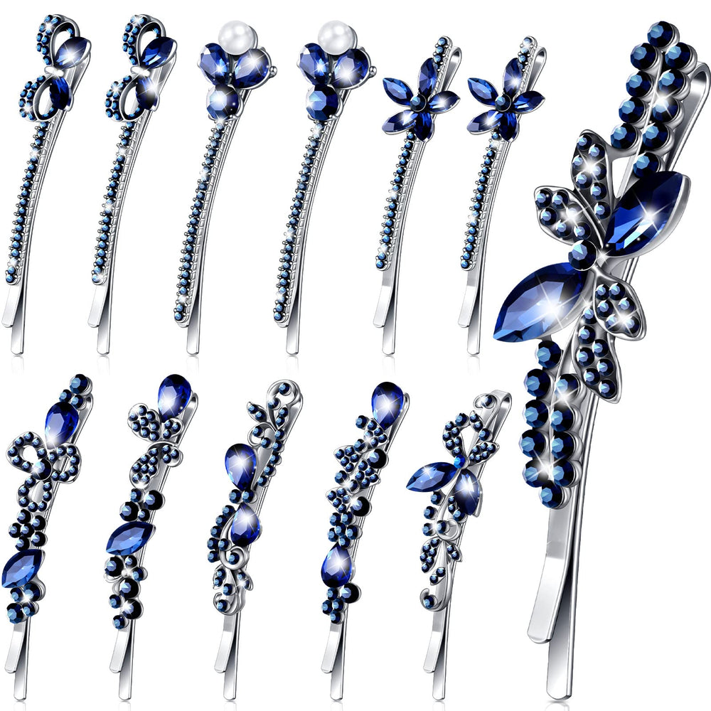 Hanaive navy front packaging showing full 12-piece set and styling variety