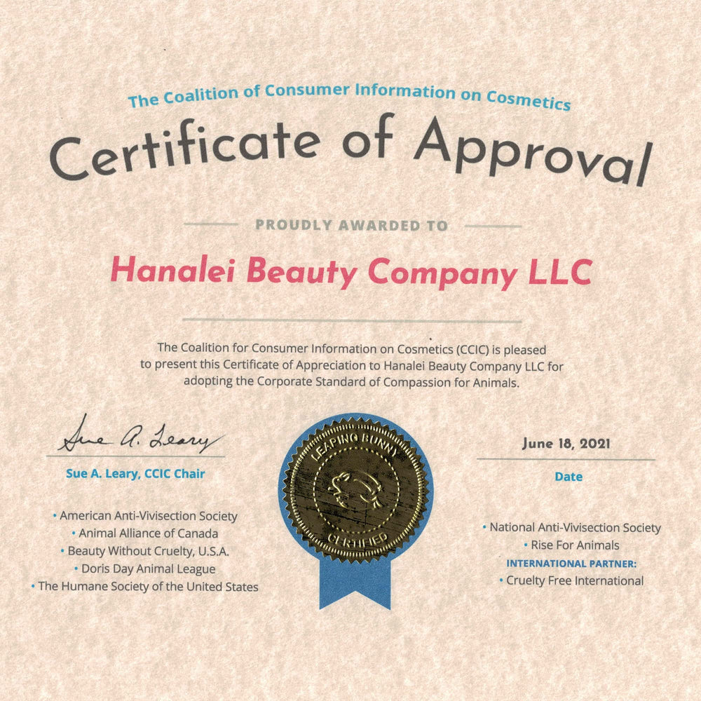 Hanalei balm tucked into a travel bag showing on-the-go lip care