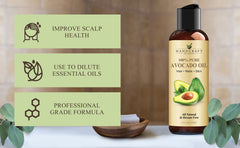Handcraft Blends used in hair application to add shine and improved manageability