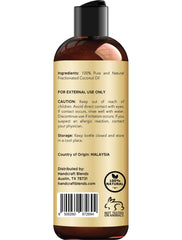Handcraft Blends applied to hair showing added shine and easier detangling after use