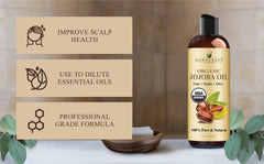 Handcraft Blends scalp application demonstrating massage use and improved scalp comfort