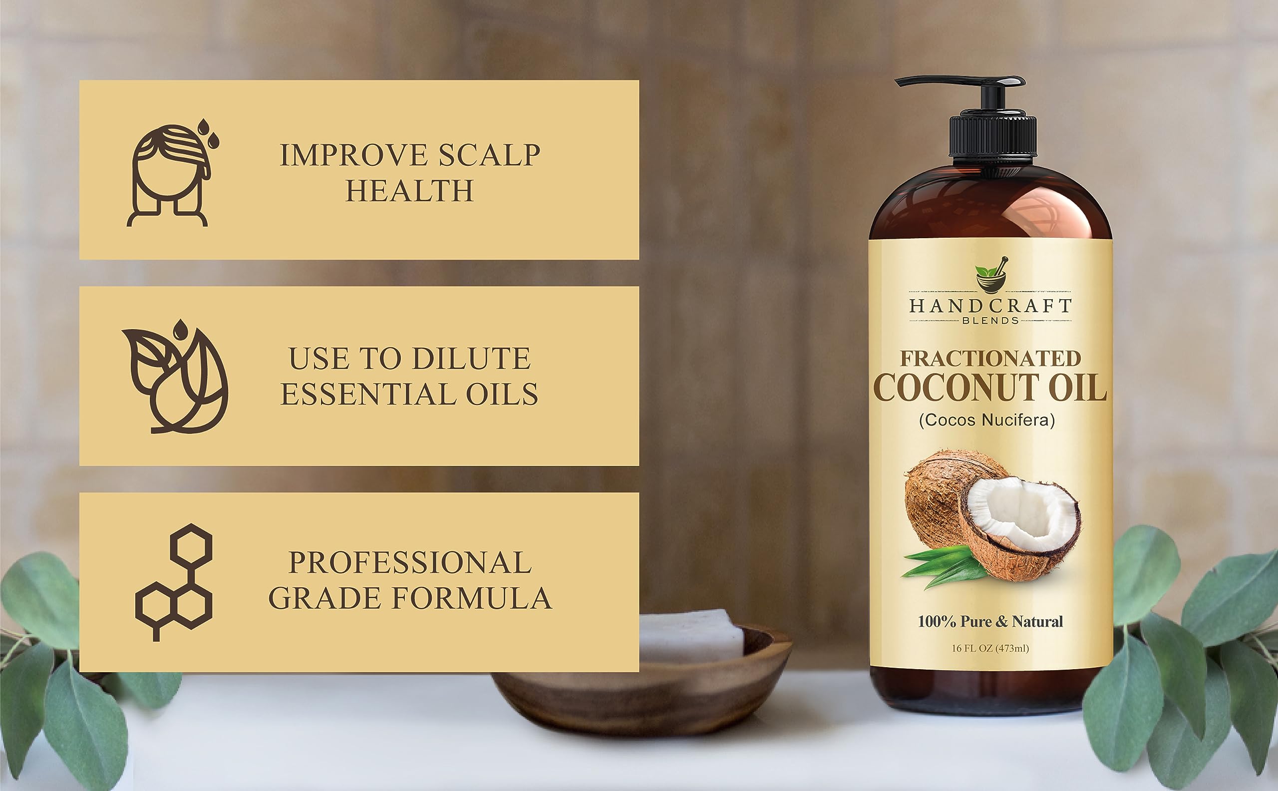 Handcraft Blends used in massage showing smooth glide and hydration