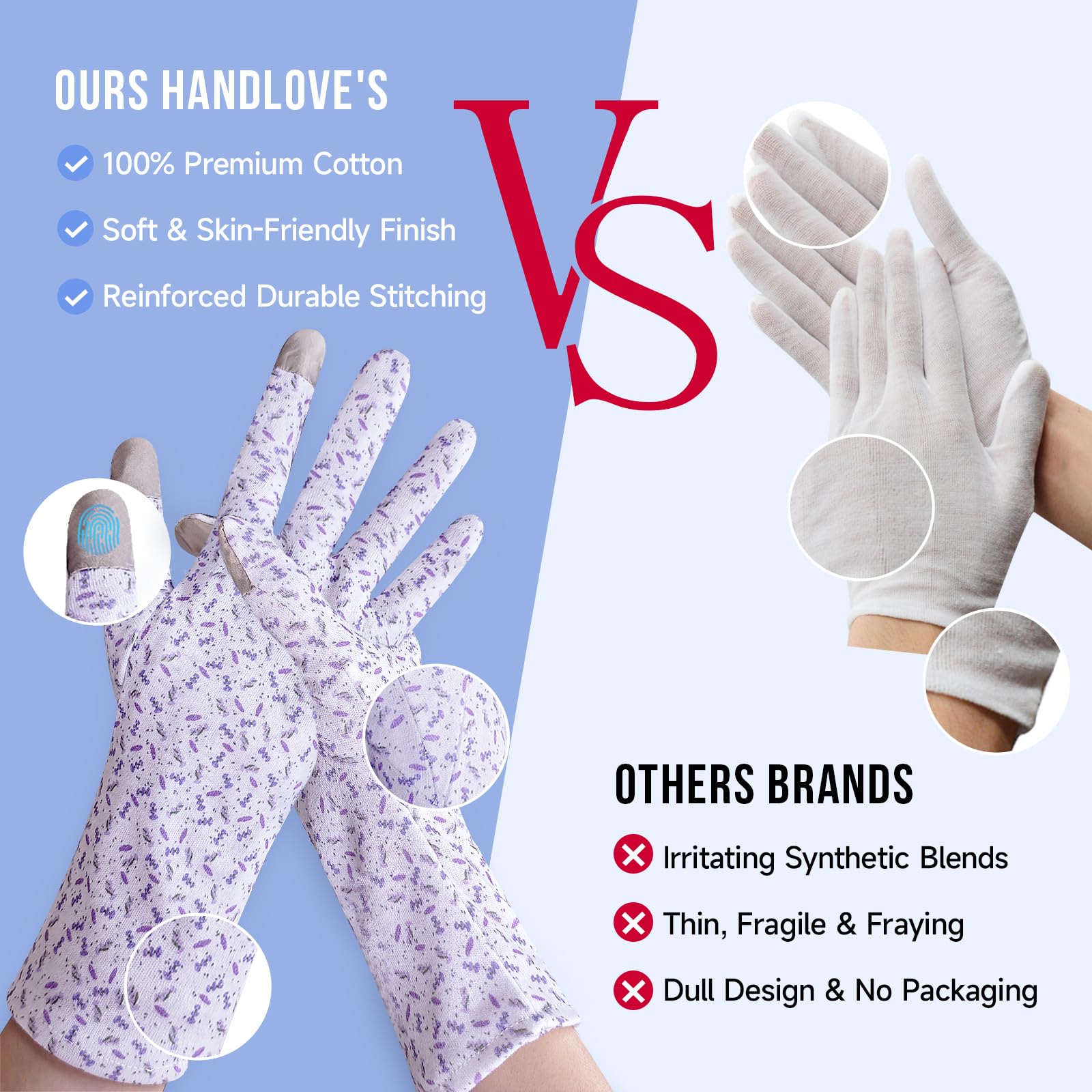 HandLove two pairs individually packaged for travel and sharing ease