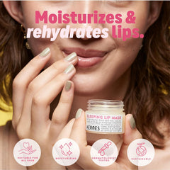Handmade Heroes travel-size jar on table illustrating portable lip therapy for on-the-go use