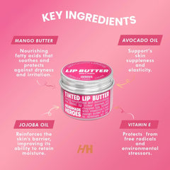 Handmade Heroes being applied to lips for instant softness