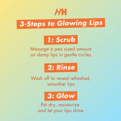 Handmade Heroes before and after lips showing smoother appearance