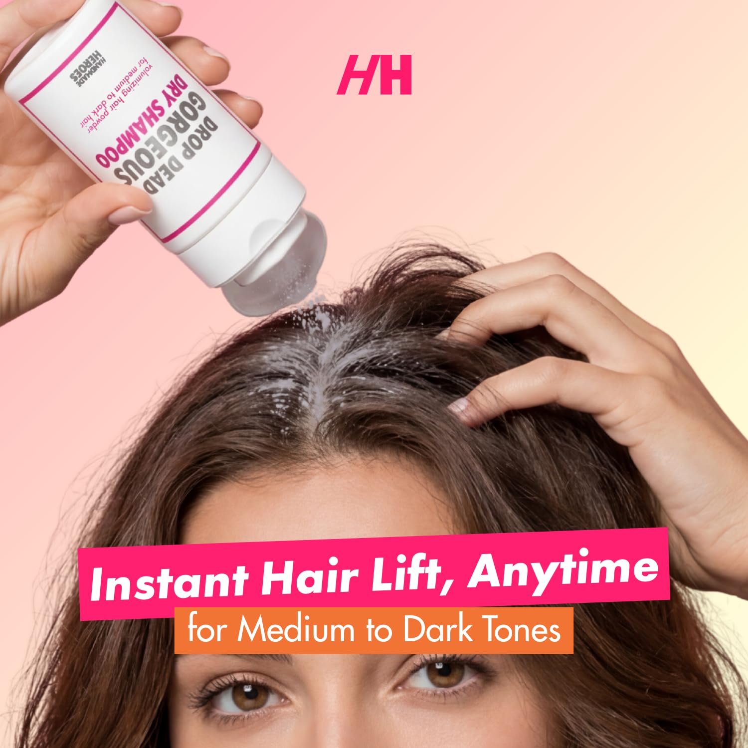 Handmade Heroes blending powder with fingers showing seamless, residue-free finish