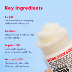 Handmade Heroes coconut sorbet next to a coin showing 1oz size convenience benefit