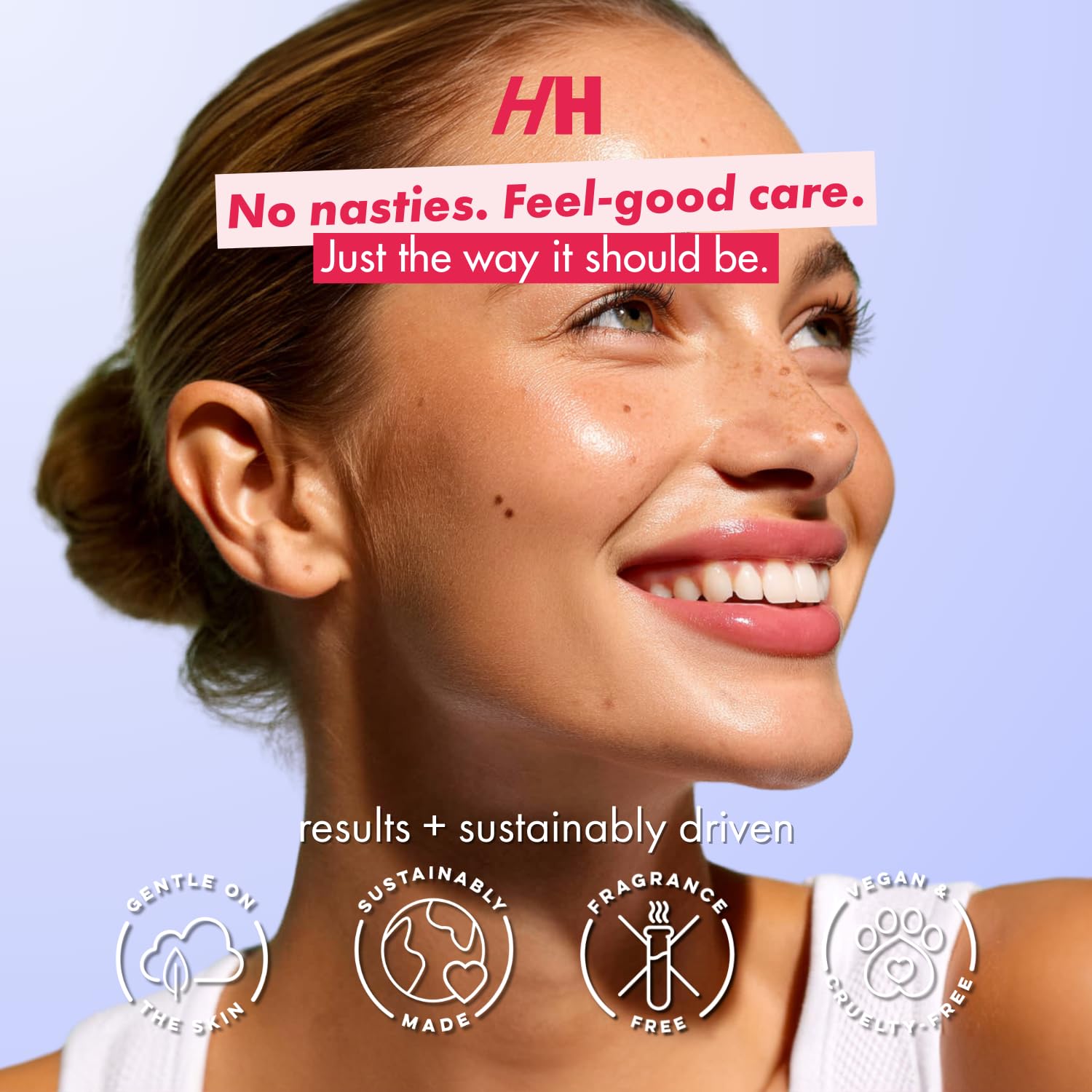 Handmade Heroes exfoliator staged in spa bathroom to suggest at-home pedicure relaxation