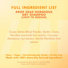 Handmade Heroes natural ingredients laid out to emphasize plant-based, vegan formula