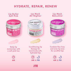 Handmade Heroes smooth lip butter texture close-up for intense hydration