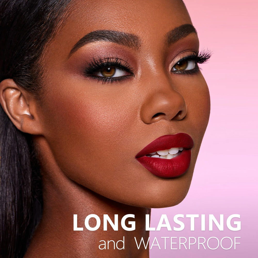 HANLADY close-up lips applying lipstick demonstrating smooth delivery benefit