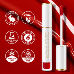 HANLADY product label and ingredients view showing vegan cruelty-free benefit